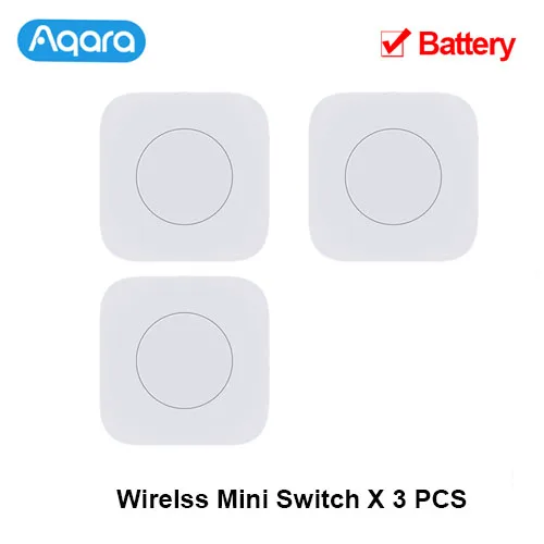 Aqara Wireless Mini Switch Zigbee Sensor One Key Control Button Smart Remote Control Home Automation for Homekit Xiaomi Mi Home 