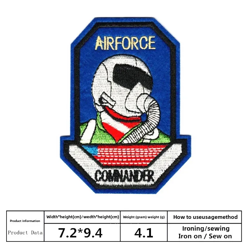 Space Astronaut Embroidered Patch Magic Tape Denim Patch Clothing Repair NASA Embroidery Badge for Men Women Children