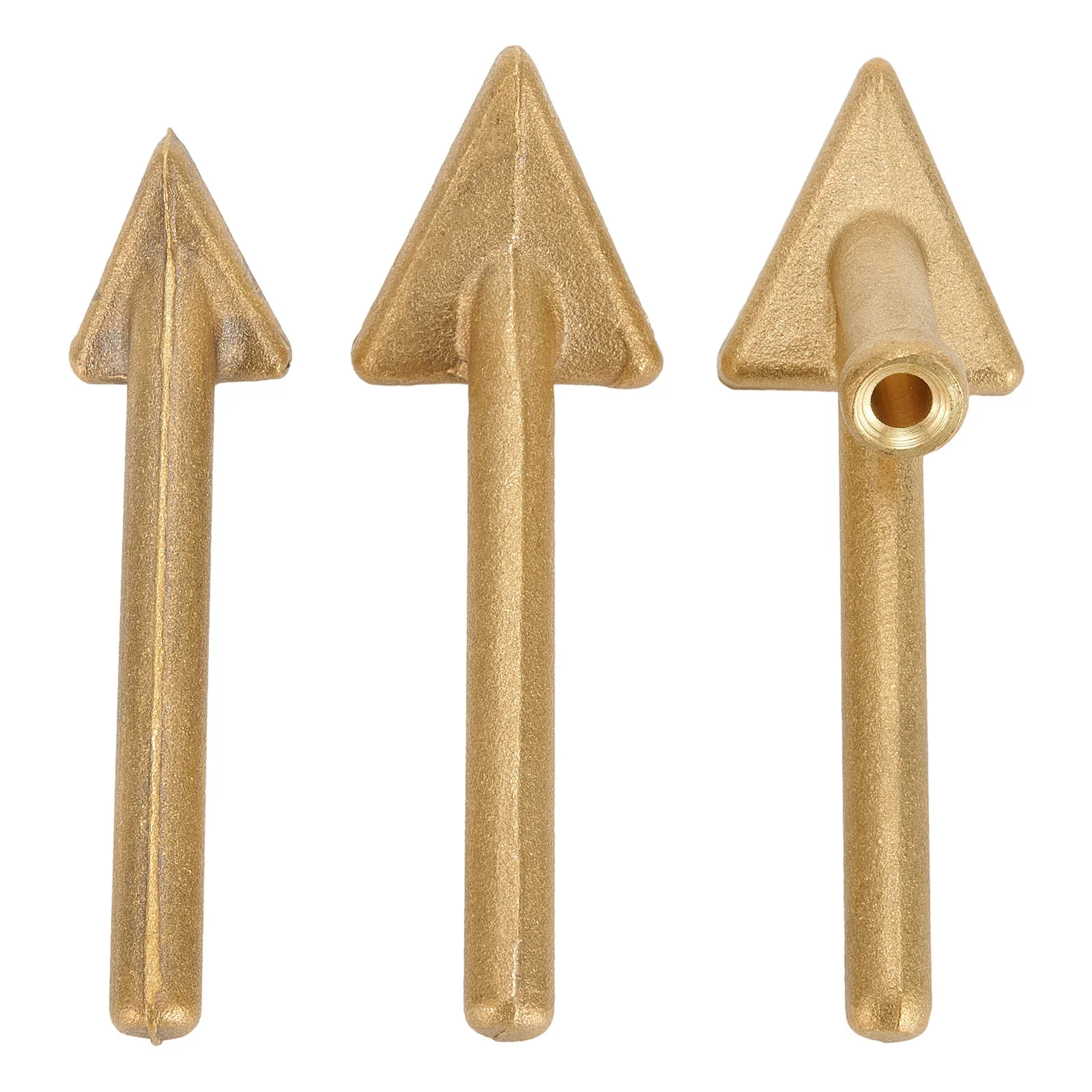 Soldering Iron 3pc Soldering Iron Tips set Copper Repair Triangular Smoothing Head Welding Tips Iron Plastic Welder-Replacement For 80Watt