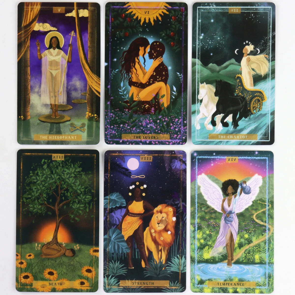 Earth Woman Tarot Deck Cards About 10X6cm For Family Party High Quality Fortune Telling Divination Tarot Cards Deck Game 6