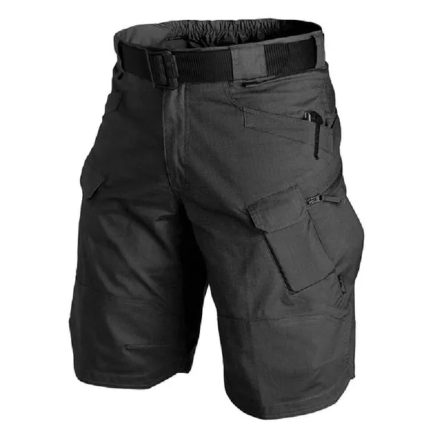 Men's Outdoor Tactical Multi Pocket Waterproof Cargo Shorts for Summer 4