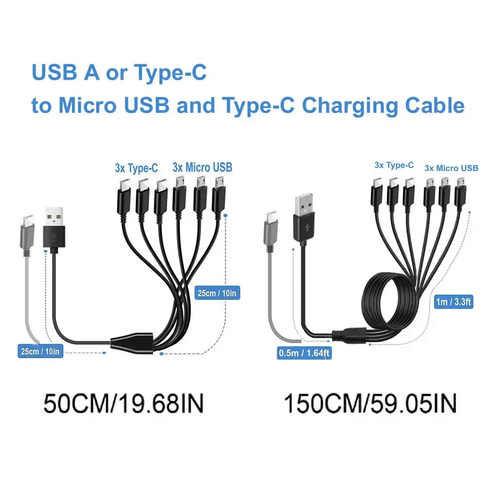 PD 3-in-1 Type-C Splitter Cable 2
