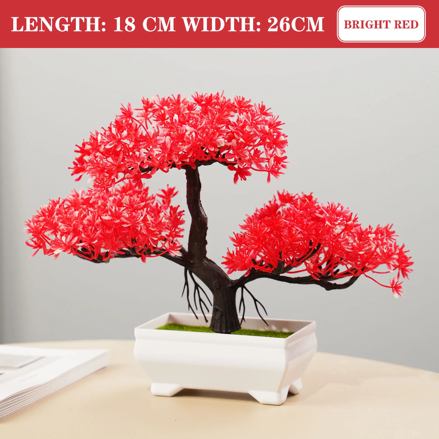 Künstliche Pflanzen Bonsai Kleiner Baum Simulation Topfpflanzen Gefälschte Blumen Tisch Topf Ornamente für Hotel Garten Home Decor planta – Detail 22