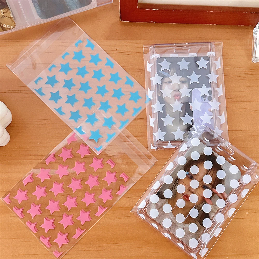 50Pcs Self Adhesive Plastic Bag InsToploader Photocard Holder Card Cover Protector Photo Film Packaging Bag Self Sealing Bag 4