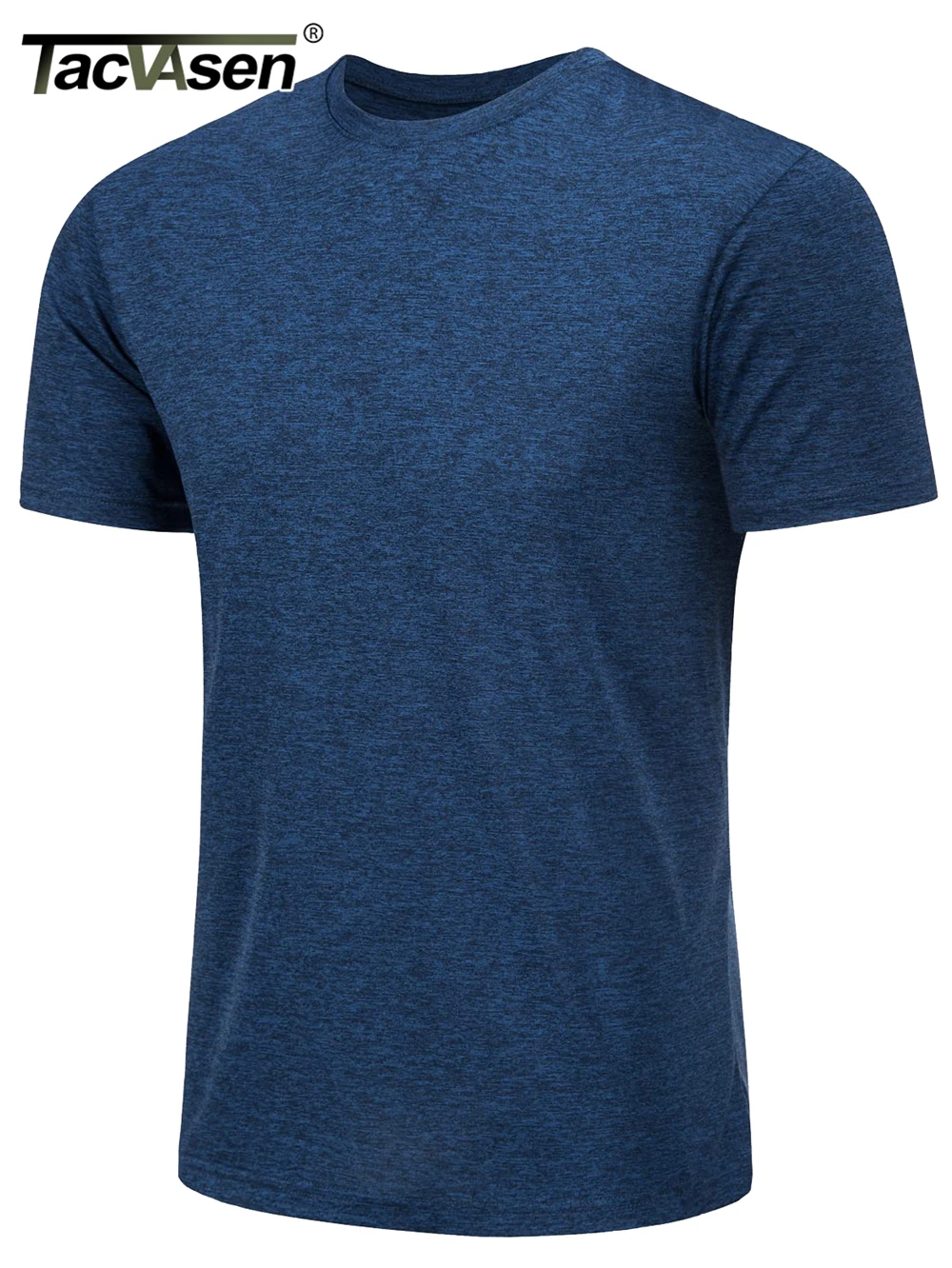 ACTIVE-DRY Breathable Smooth Polyester Body Fit Sports Tee T-Shirt Tshirt  S-3XL