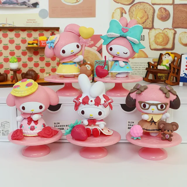 Brinde o Encanto de My Melody com a Série Afternoon Tea Action Figure Brinde o Encanto de My Melody com a Série Afternoon Tea Action Figure