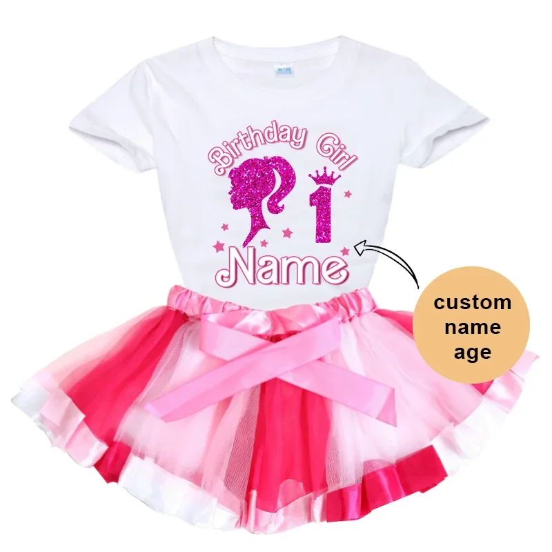 Rainbow Birthday Tutu Dress 4