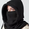 New Fashion Warm Cap Winter Men Women Hat Waterproof Thermal Polar Fleece Balaclava Hat Hooded Neck Warmer Hiking Cycling Cap 1