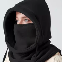 New Fashion Warm Cap Winter Men Women Hat Waterproof Thermal Polar Fleece Balaclava Hat Hooded Neck Warmer Hiking Cycling Cap 1