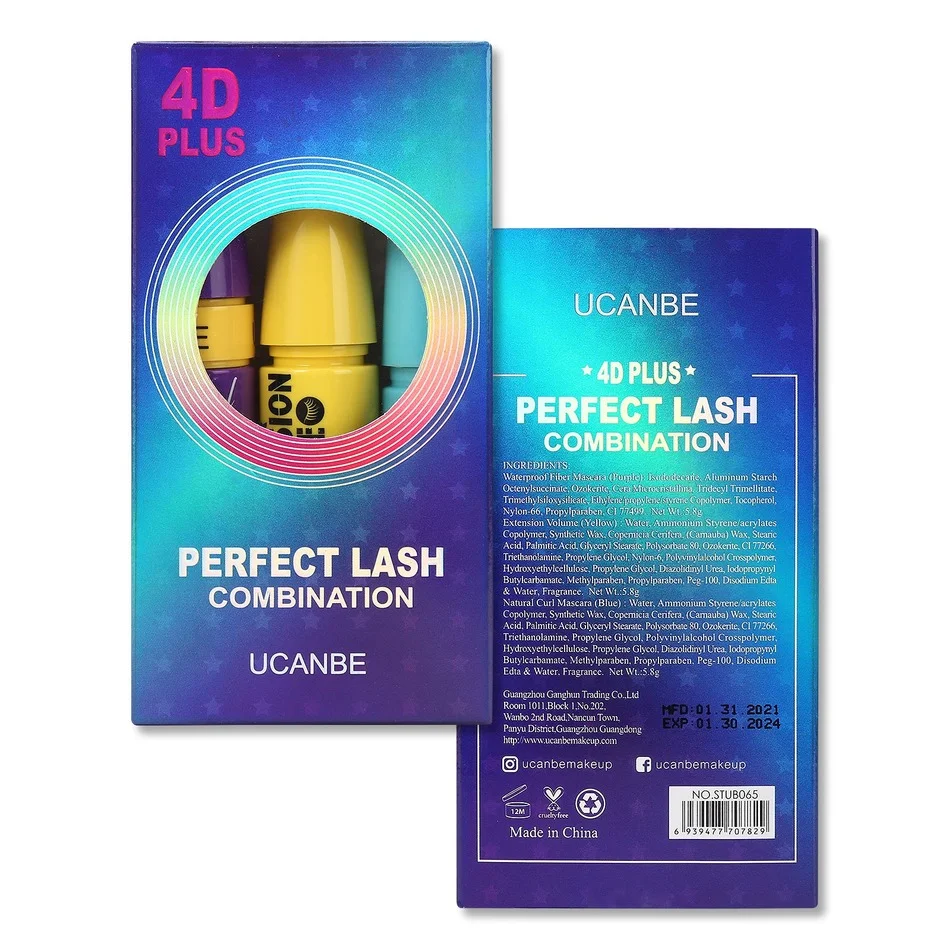 

3 шт./набор, тушь для ресниц 4D Plus