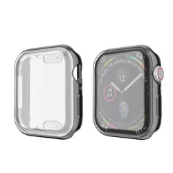 Premium TPU Bumper Screen Protector Case for Series 123 42mm (Black)