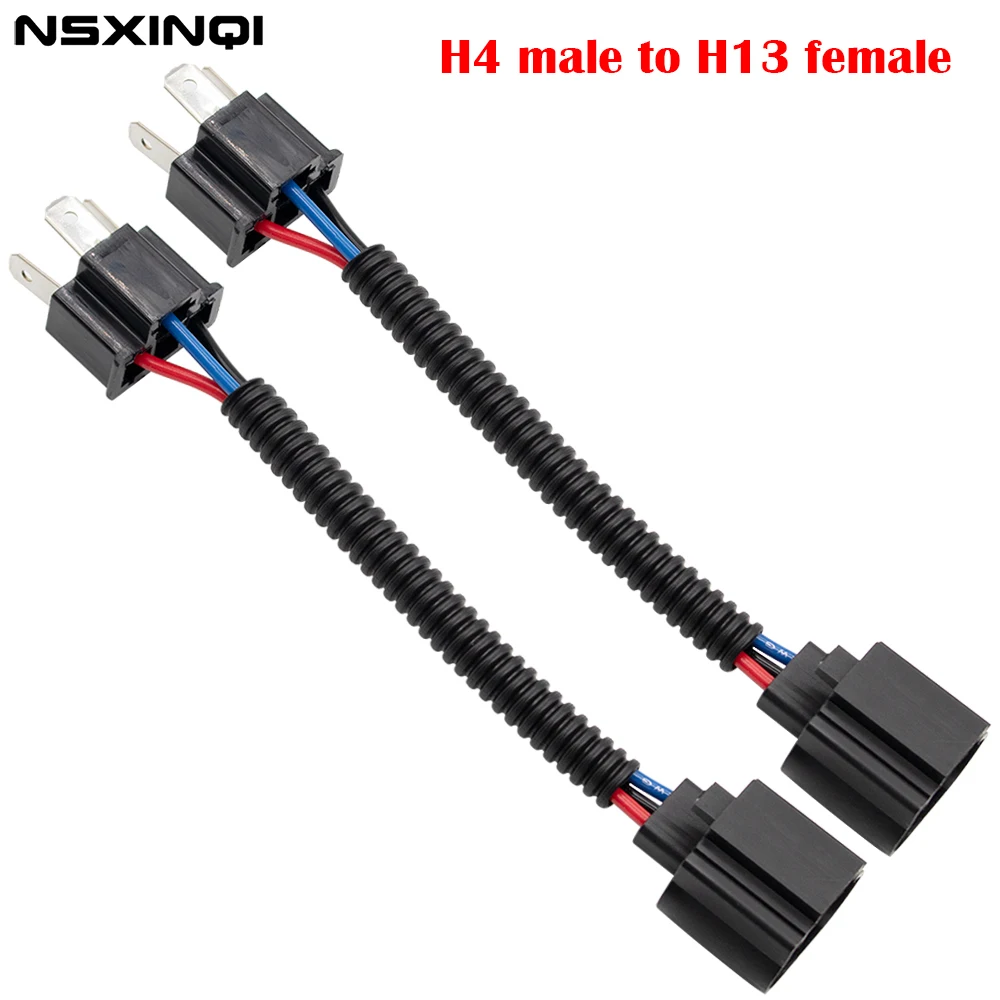 Connecteur De Douille De Lampe H4 Mâle - ABS + Cuivre, 12V-24V, Pré-câblé - Pour H4 HB2 9003, Automobiles, Bateaux
