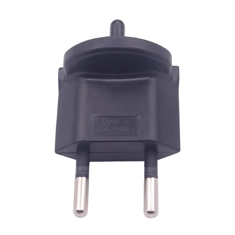 1PC European France Plugs Travel Adapter 3 Pin Plug 16A to 10A 250V Power Plug EU Electrical