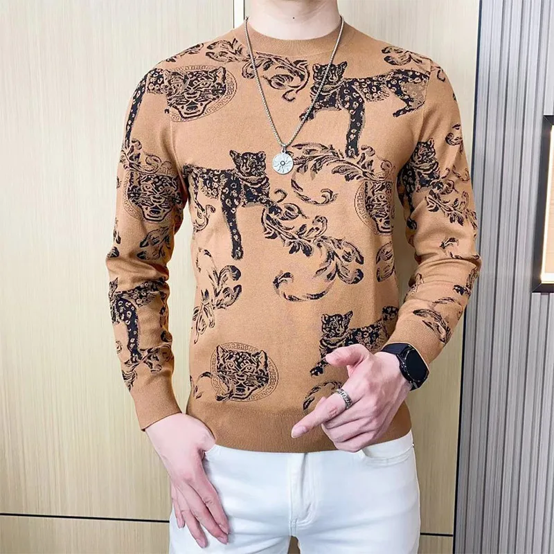 

Autumn Winter KPOP Fashion Style Harajuku Slim Fit Knitwear Loose Casual All Match Undershirt Insert O Neck Long Sleeve Sweaters
