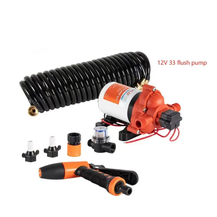 Factory Wholesale  12V 3.0GPM/11.3lpm Washdown Pump Kit Caravan RV 70PSI Wash Pu