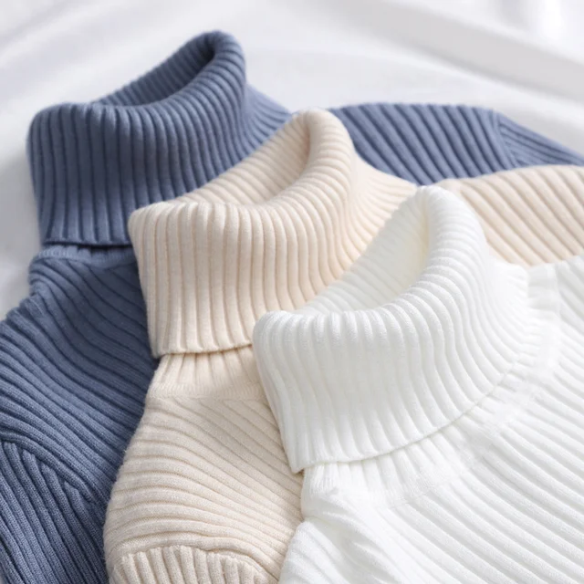 Women Fall Turtleneck Sweater Knitted Soft Pullovers Cashmere Jumpers Basic Soft Sweaters Female Basic Blouse New 1