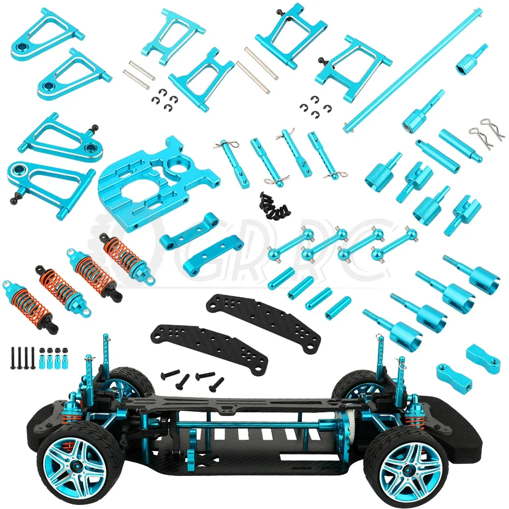 8-teiliges Metall-Schwingarm-Set Für Tamiya TT-01/TT-01E RC-Auto