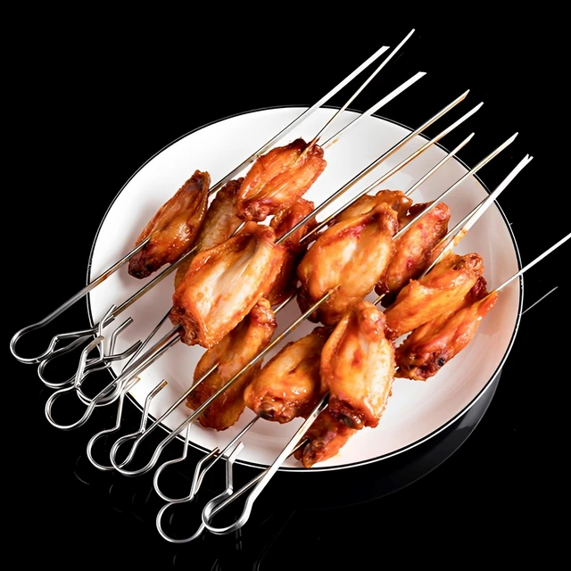 Rozsdamentes Acél Forgó Rácsos Nyársai Bbq Grill Cage Barbecue Air Fryer Bárány Nyárs Elektromos Sütő Konyhai Sütőszerszámok - Image 3