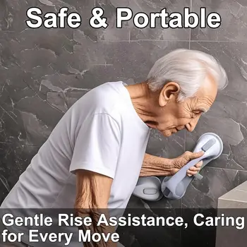 ราวจับในห้องน้ำแบบไม่ต้องเจาะพร้อมถ้วยดูด 3 ชิ้น, ราวจับในห้องน้ำแบบกันลื่นตามหลักสรีรศาสตร์, ทนทานและถอดออกได้, เหมาะสำหรับการพยุงผู้สูงอายุ, ติดตั้งง่าย, อุปกรณ์ในห้องน้ำ 2