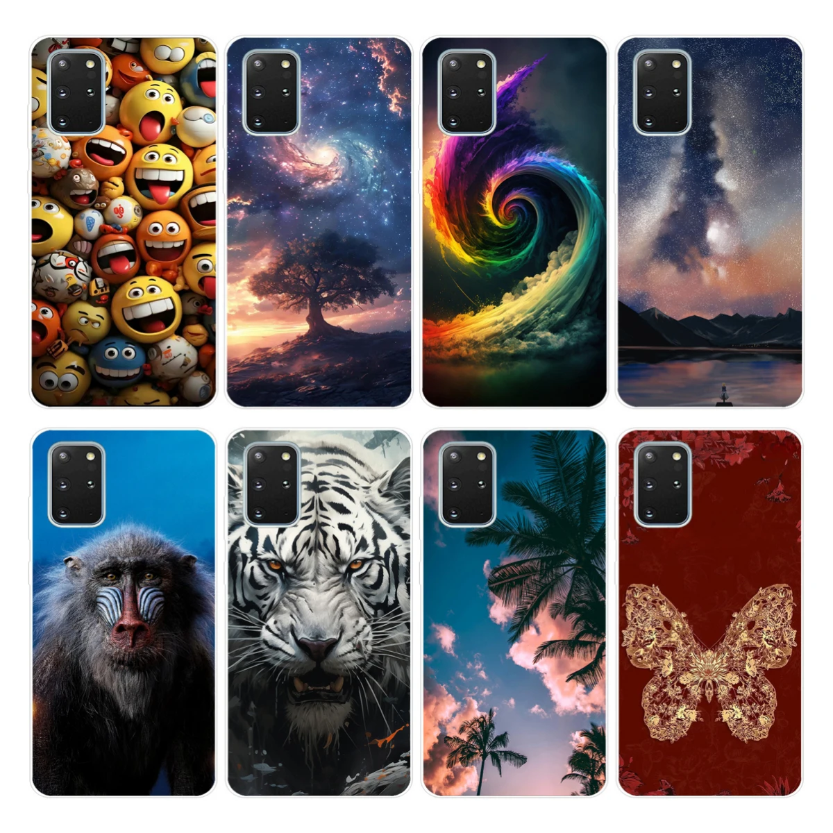 Per Samsung Galaxy S20 Plus Custodia In Tpu Per Cellulare Custodia Per Cellulare Con Paesaggio Custodia Protettiva Per Galaxy S20 Plus Femmes