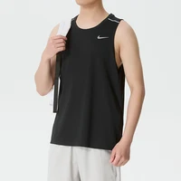 Nike Vest Vêtements de sport pour hommes, vêtements de course, de fitness et d'entraînement, t-shirt sans manches doux, confortable et respirant If2019-010 3