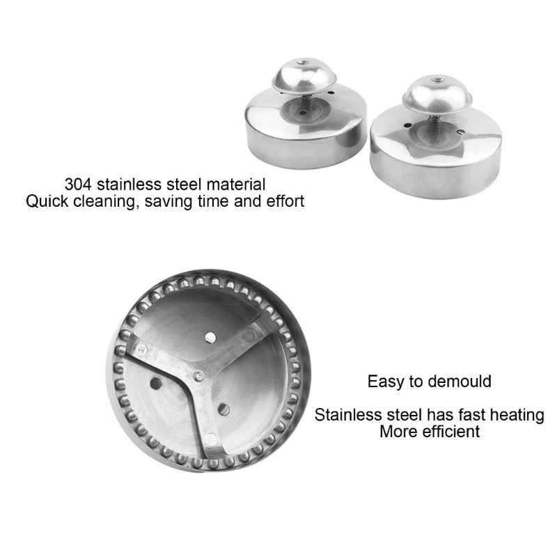 Dough Presser Pockets Pie Molds Party Potluck Hand Pie Molds Baking Stainless Steel Sandwich Cutter and Sealer
