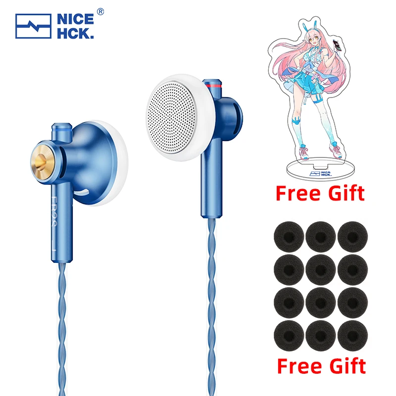 

Проводные Hi-Fi наушники NiceHCK EB2S PRO, 3,5/4,4 мм, разъем 15,4 мм