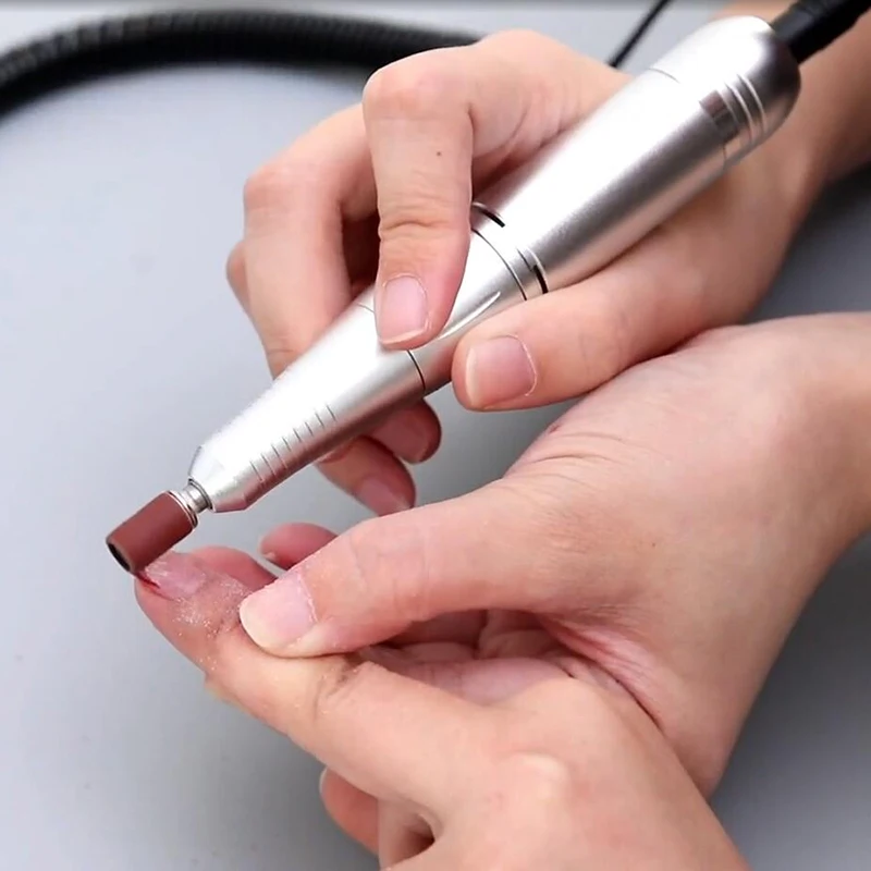 45000RPM Rechargeable Electric Nail Drill Machine With USB Connector Nail Polish Remover Drill Set Manicure Sander Low Noise 6