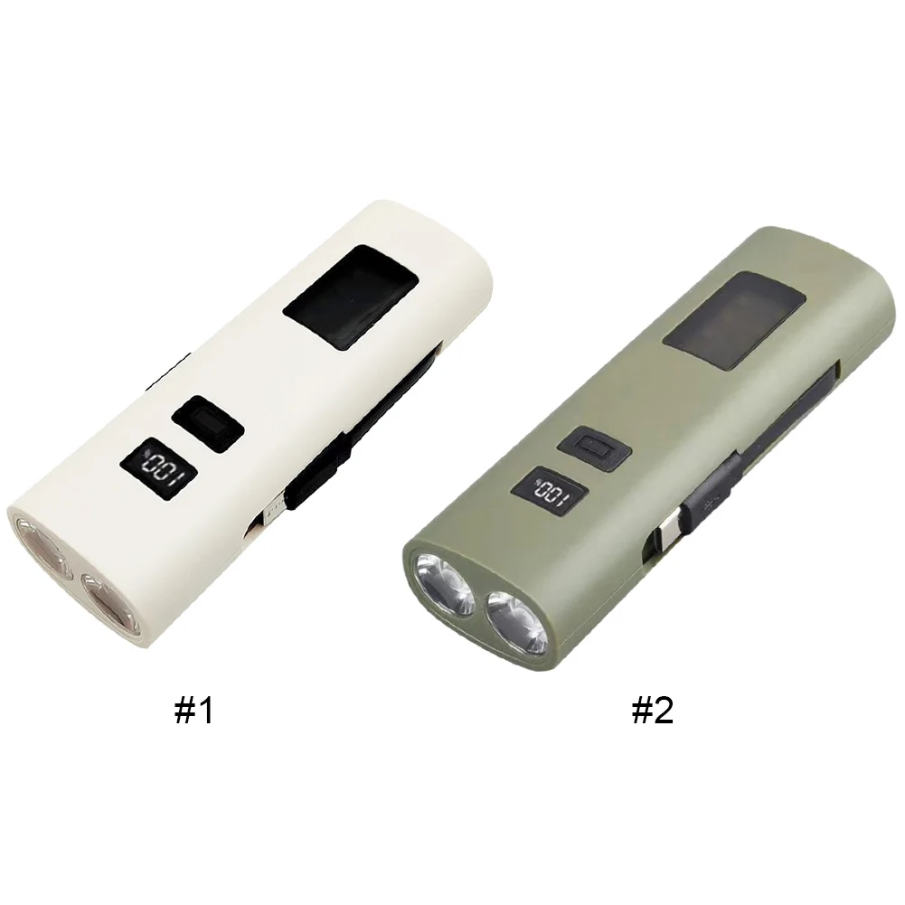 Waterproof LED Flashlight for Outdoor Camping with USB Charging