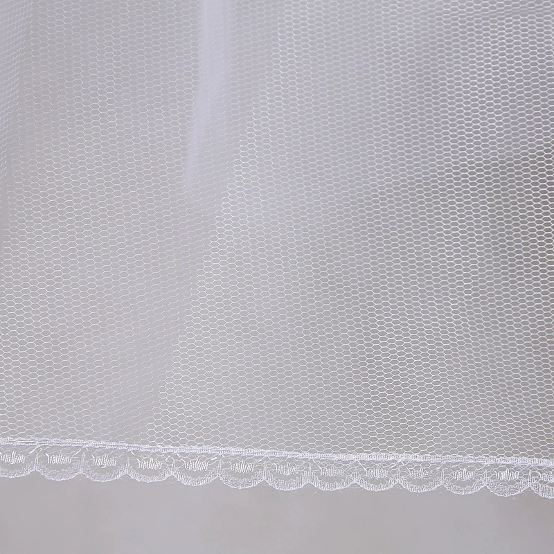 Child Kids Petticoats Hoopless Two Layer 43cm 60cm 80cm Long Little Girls' Off White lolita petticoat petticoat underskirt petticoat skirt