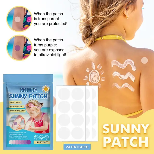 UV Stickers For Sunscreen Reapply