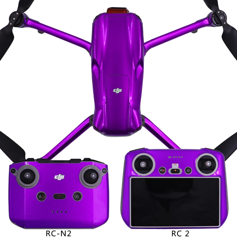 Sticker Waterproof Fluorescence Sticker PVC Skin Cover Drone Accessories for DJI Air 3 RC 2/RC-N2