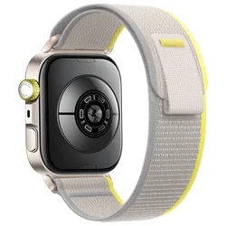 Alpine Nylon Loop Breathable Wristband for Huawei Fit 4 Pro (Beige yellow)