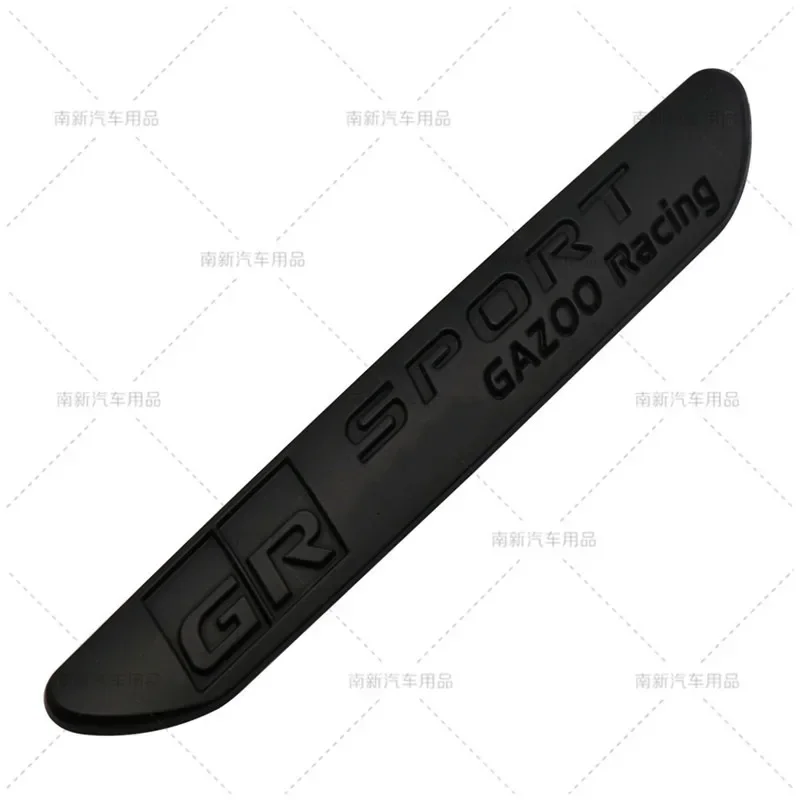 1Pcs 3D 금속 GR 스포츠 Gazoo 레이싱 사이드 펜더 엠블럼 후면 부츠 트렁크 배지 스티커 Toyota GRsport C-HR RAV4 Corolla Camry