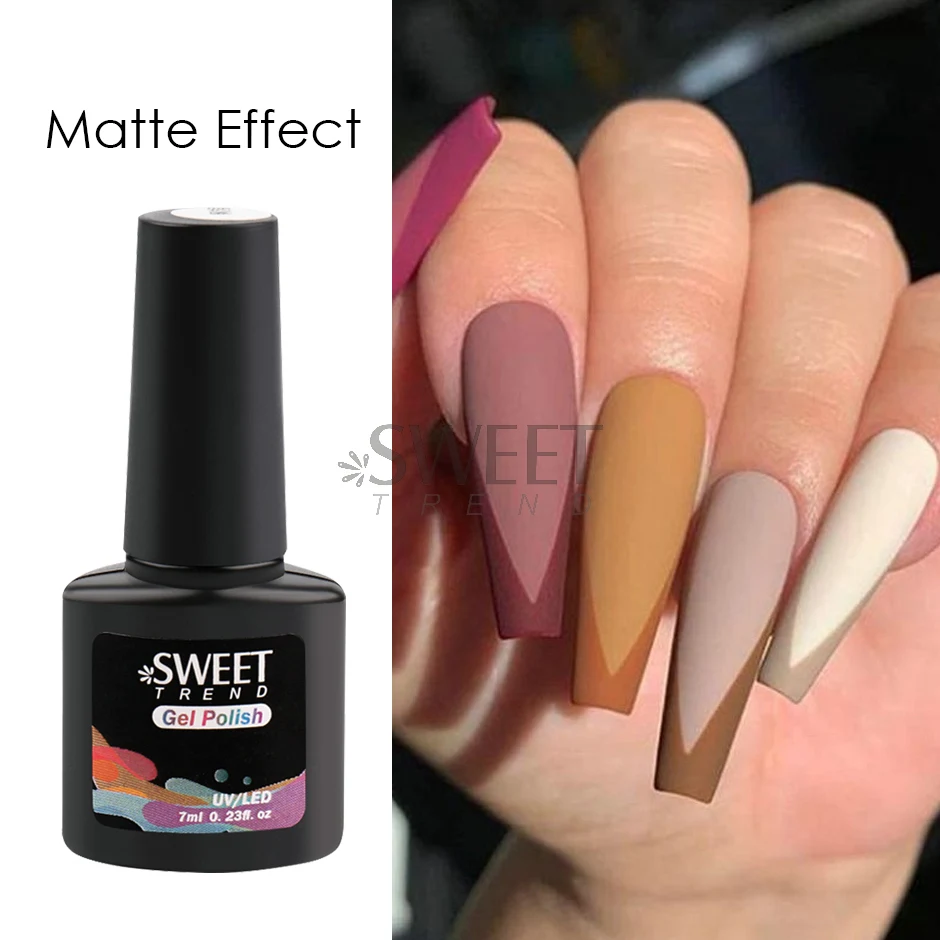 Matte Top Coat Base Coat Gel Nail Polish Protected Surface No Wipe Semi Permanent Soak Off UV Hybrid Varnishes Manicure Supplies 3