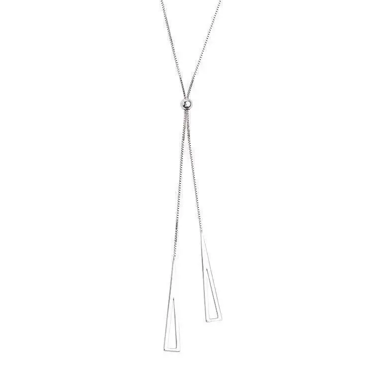 2023 Popular Geometric Pullover Box Chain Female Long Necklace For Women Adjustable Noble Jewelry Wedding Birthday Gift_voghion.com