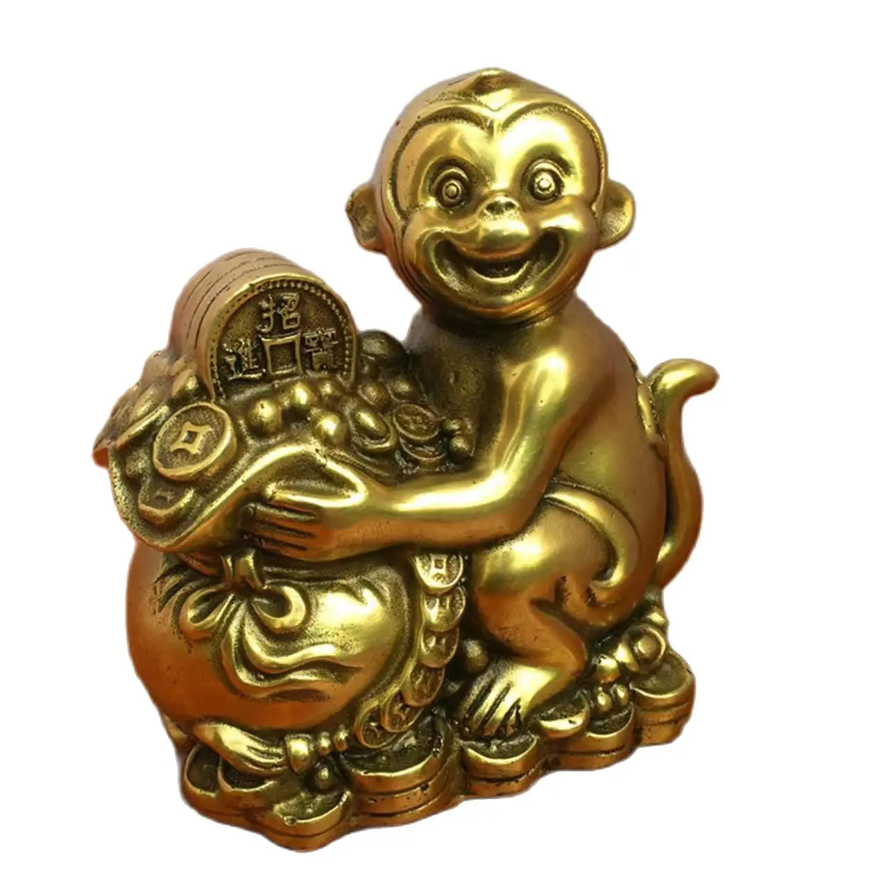 

Collectable old copper monkey send to money statues,Free shipping