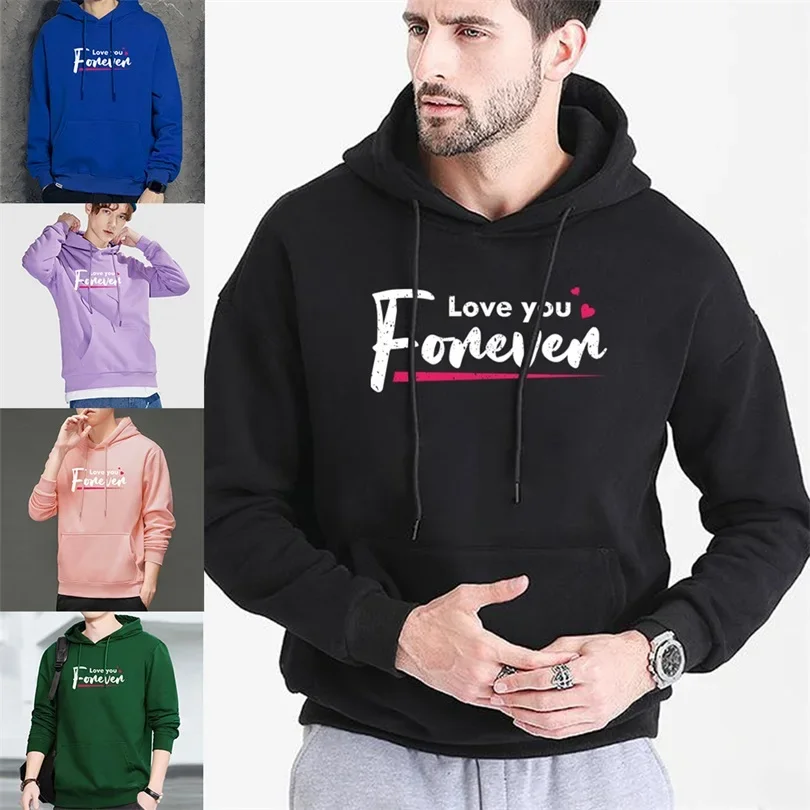 

Harajuku Sweatshirt Mens Hoodies Hip Hop Pocket Pullover Streetwear Casual Fashion Clothes Male Phrase Print Long-sleeved Tops