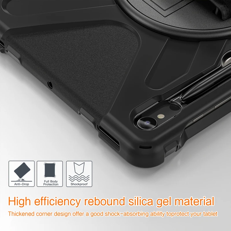 Heavy Duty Shockproof Kickstand Silicone Tablet Cover