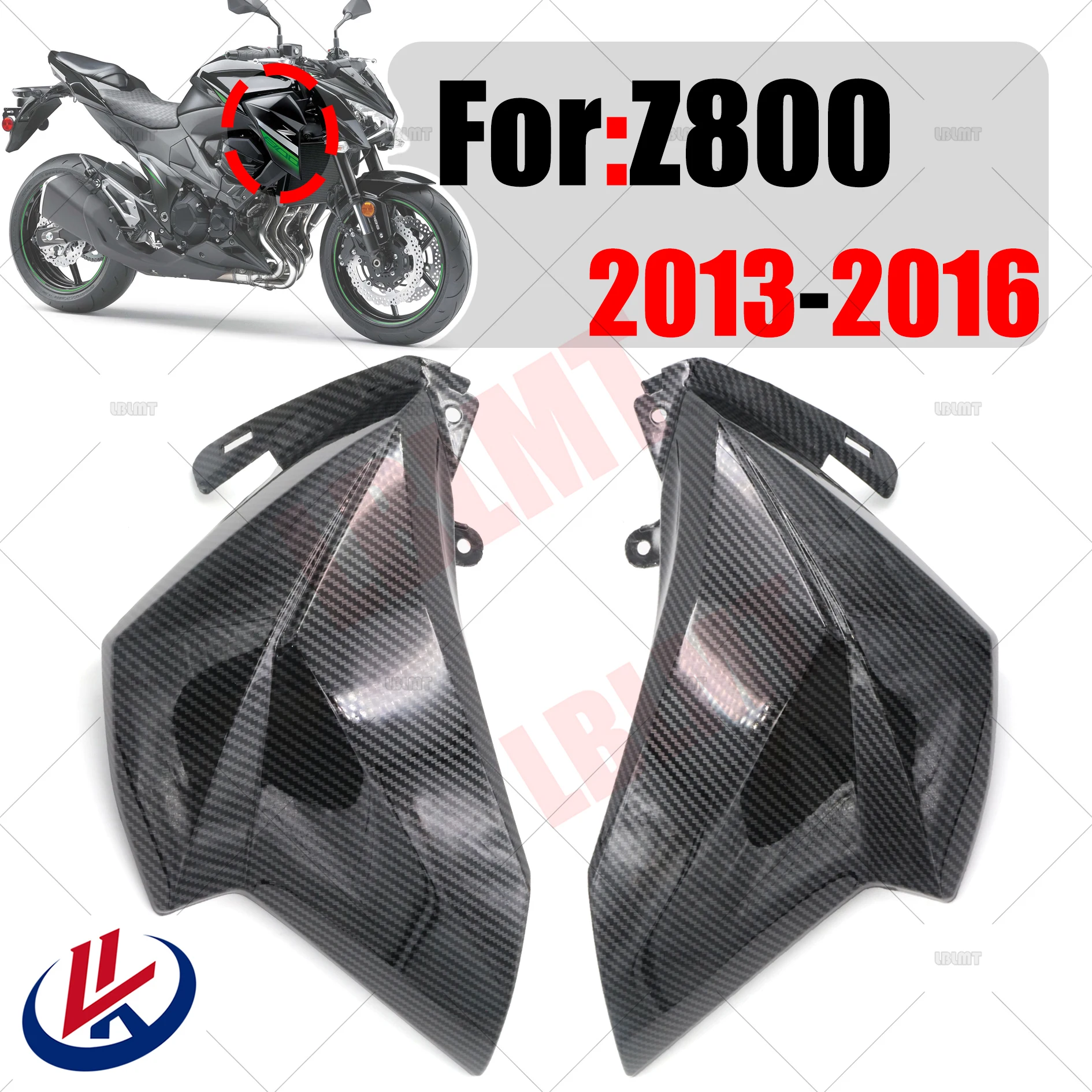 

Для Kawasaki Z800 Z 800 2013 2014 2015 2016 комплект обтекателей кузова мотоцикла ниже части бака ABS литьё под давлением обтекатель