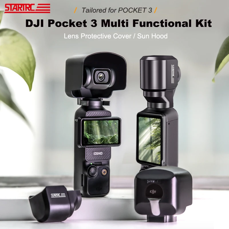 

STARTRC для DJI Osmo Pocket 3 аксессуары для камеры Солнцезащитная бленда солнцезащитный козырек Солнцезащитный козырек и карданный защитный кожух