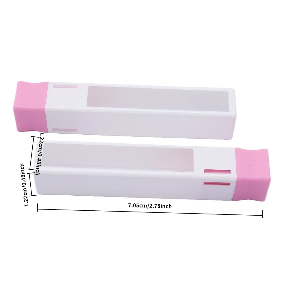 전문가용 10개 네일 드릴 비트 보관함 ? 카바이드, 세라믹 및 샌딩 네일 비트용 2.35mm 범용 정리함 케이스