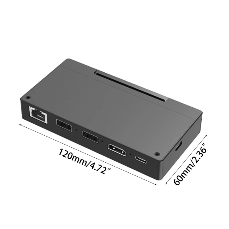 6 in 1 Docking Station PD100W for Steam Deck Support NVME+NGFF ProtocolsM.2 Solid-state Hard Disk SSD Dock Base