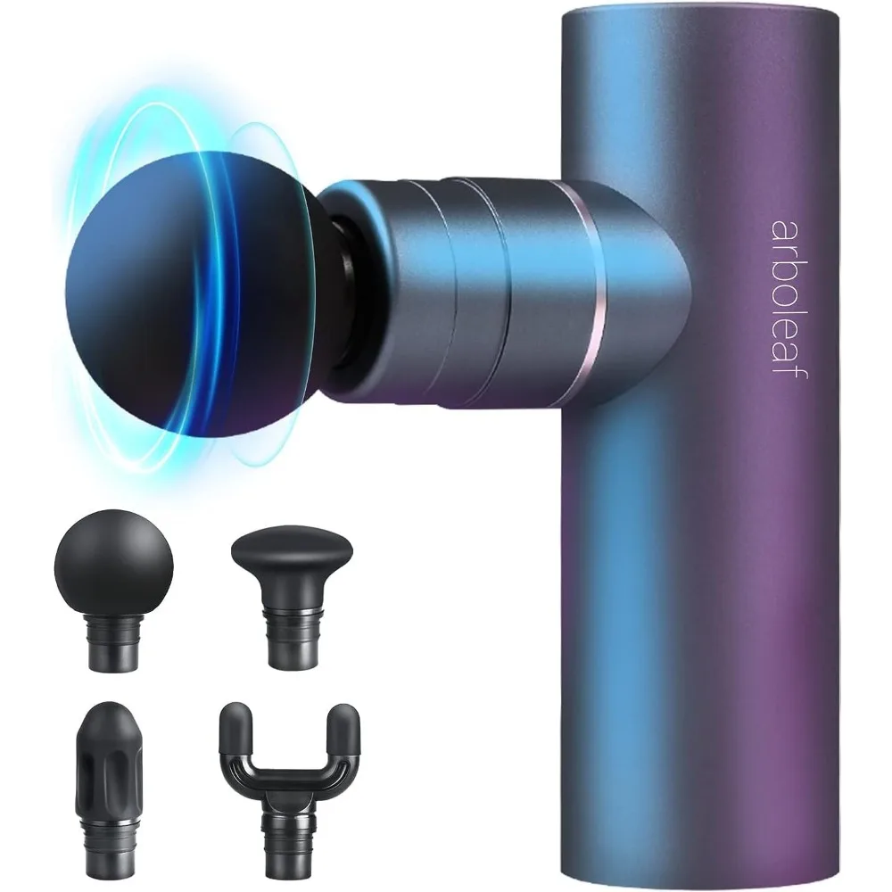 Portable Deep Tissue Massage Gun for Muscle Relief - Small, Powerful, and Quiet for Home, Gym, and Travel | 5 Piece Set 1 Portable Deep Tissue Massage Gun for Muscle Relief - Small, Powerful, and Quiet for Home, Gym, and Travel | 5 Piece Set 1