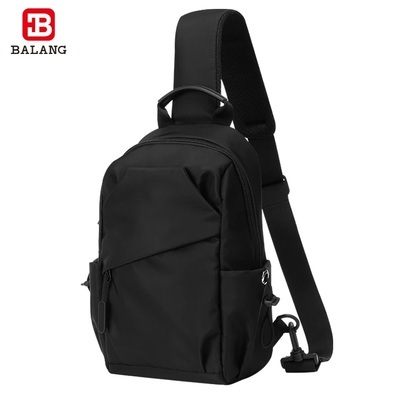 Men Messenger Bag Nylon Waist Sling Bag Crossbody Outdoor Sport