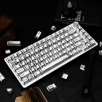 136 Keys Comic White English Korean German Layout Keycaps Dye Sub PBT Keycaps Cherry Profile for MX Switches Gaming Keybaord - Image 3