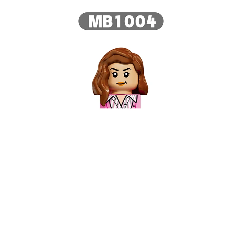 MB1001 빌딩 블록 사무실 직원 조립 브릭 액션 피규어 어린이용 소형 인형