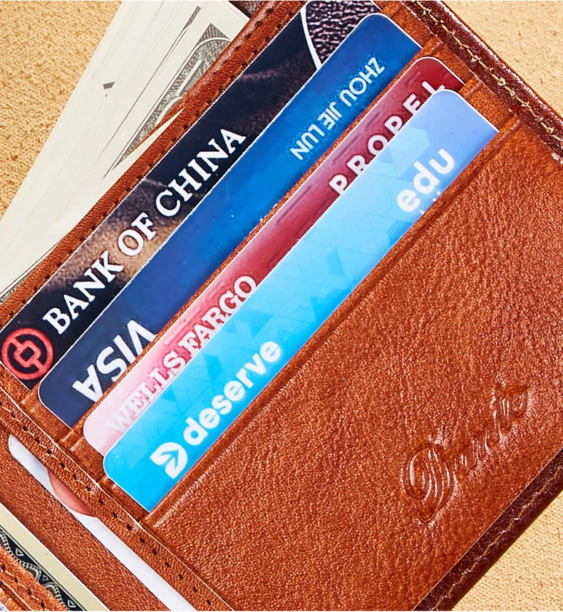 Dante 2023 Men's Leather Wallets RFID Anti-theft Brush Short Clips 100% Head Layer Cowhide Retro Casual Vertical Purse Money Bag