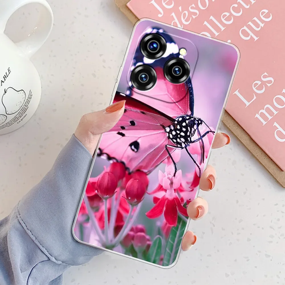 Clear Shockproof Silicone Phone Case - Fashionable Soft TPU Back Cover