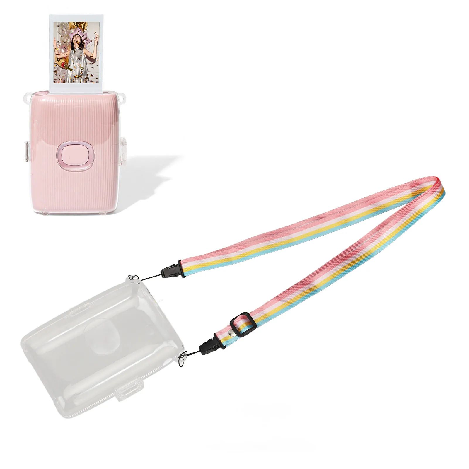Protective Clear Case Anti Scratch Anti Fall PC Crystal Hard Camera Cover for Instax Mini Link 2 Printer new instant camera case